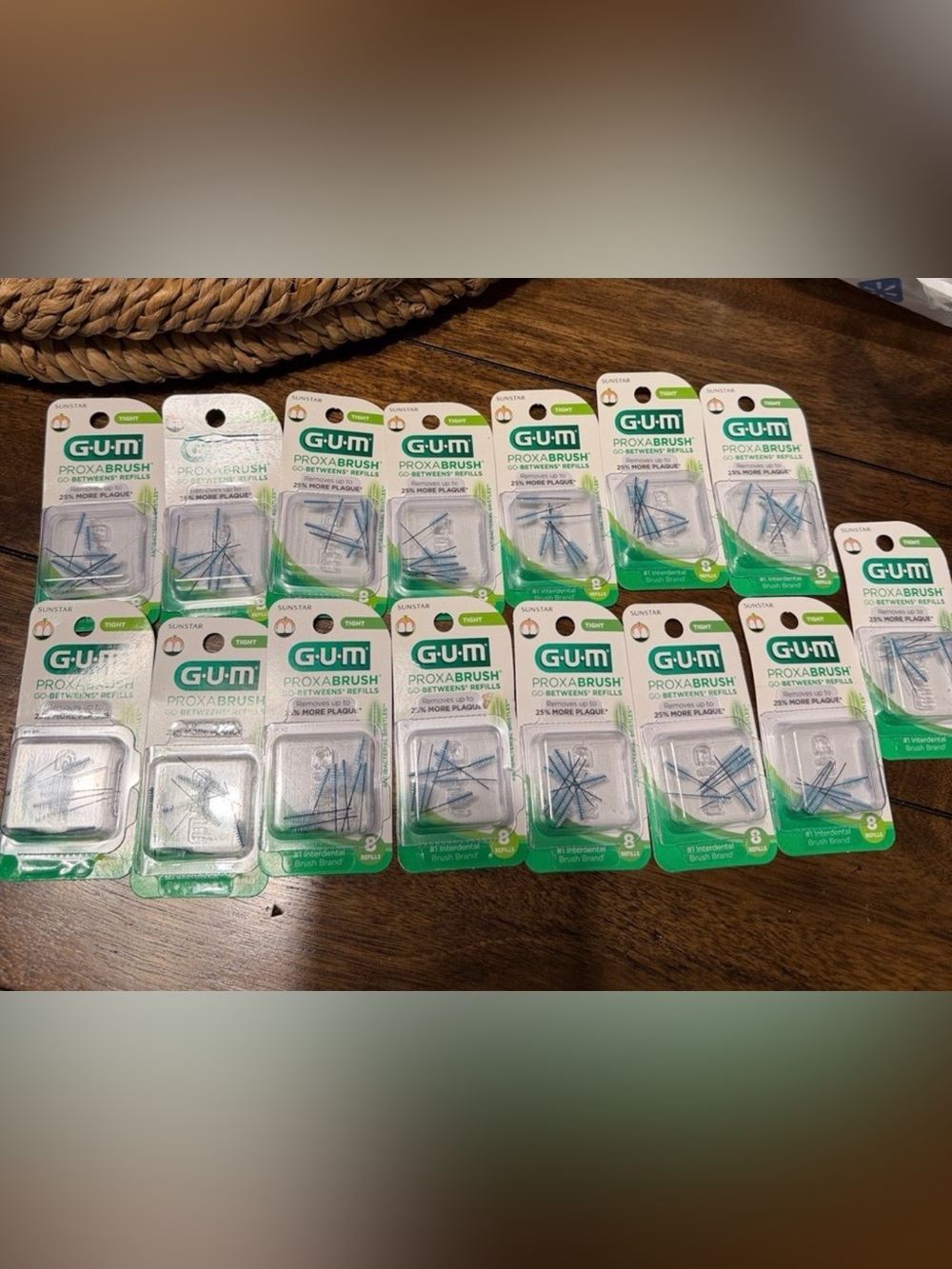 GUM Proxabrush Interdental Brushes Go Betweens Refills total 120 Tight